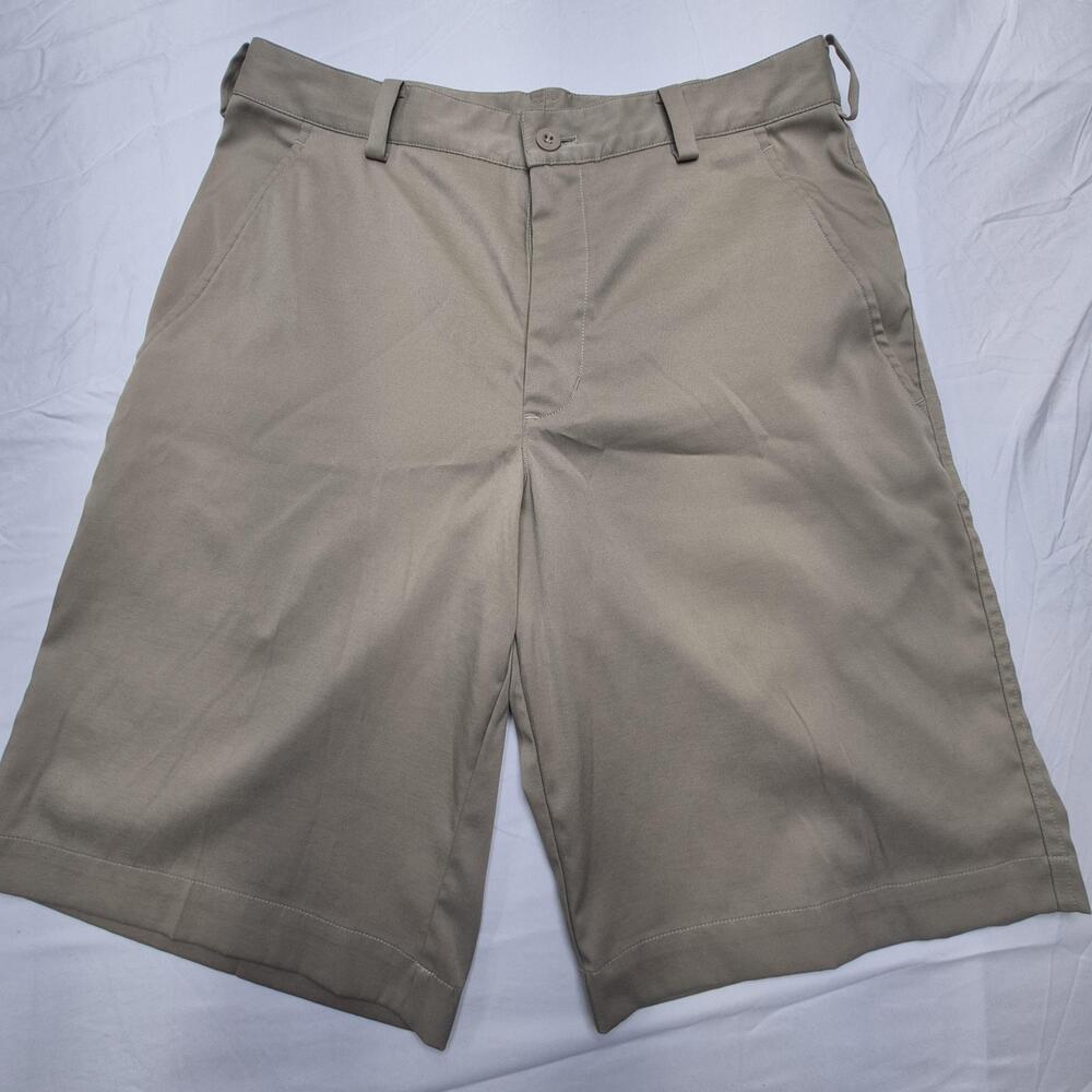 Nike Golf Shorts Mens 28 Beige Dri-FIT Twill Pockets Performance Golf Athletic